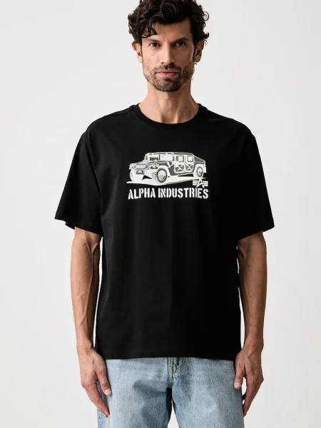 Alpha Industries T-shirt Humvee czarna