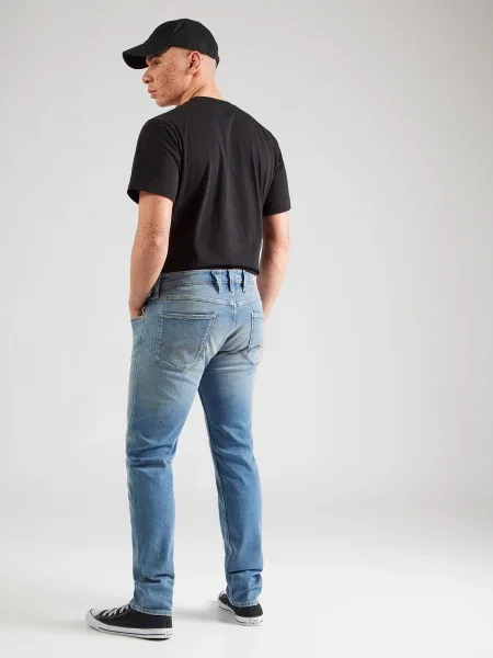 REPLAY Džínsy ANBASS denim modrá