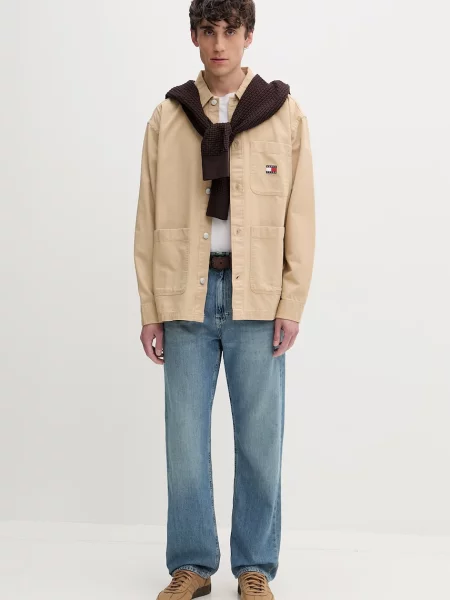 Tommy Jeans blugi regulari pentru bărbați albastru