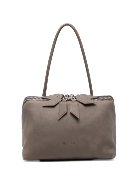 Geantă shopper The Attico gri