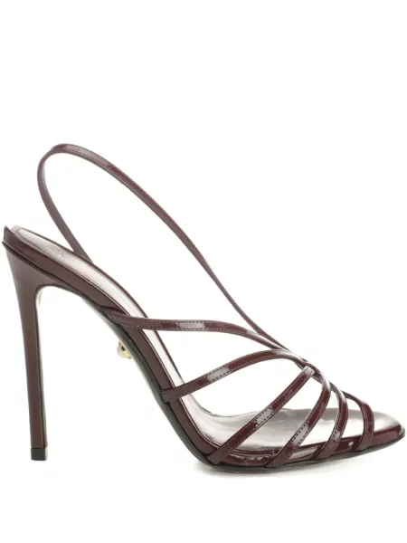 Sandale Alevì slingback maro