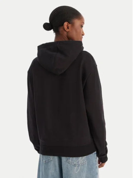 Calvin Klein Jeans Pulóver Ls Monogram Terry Po fekete