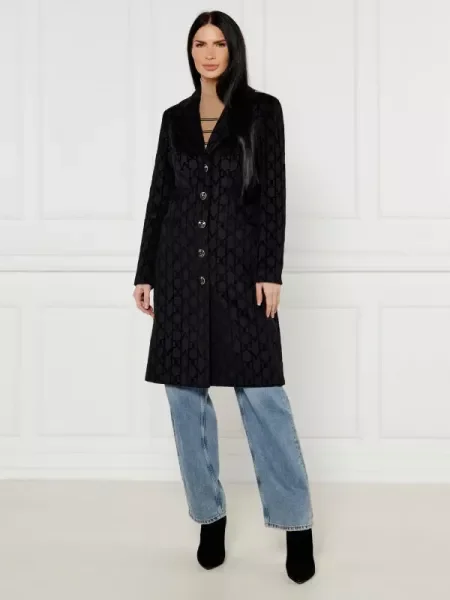 Marciano Guess De lână palton LINDA negru
