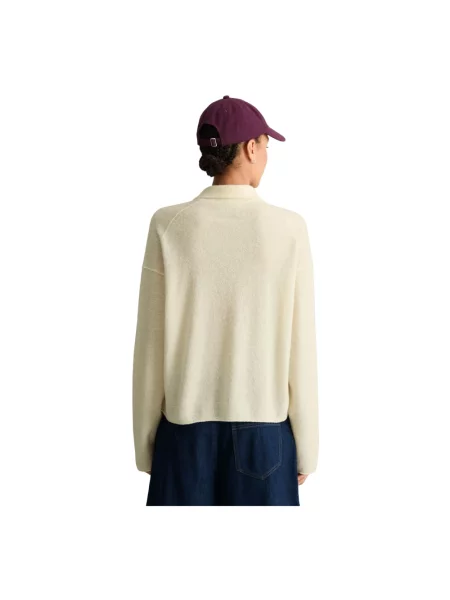 Dzianinowy sweter Marc O'polo beżowy