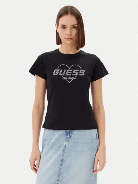 Guess T-Shirt czarny