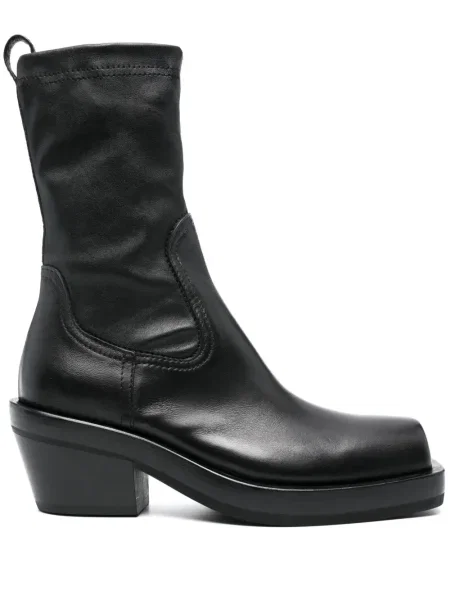 Botine Agl din piele negru