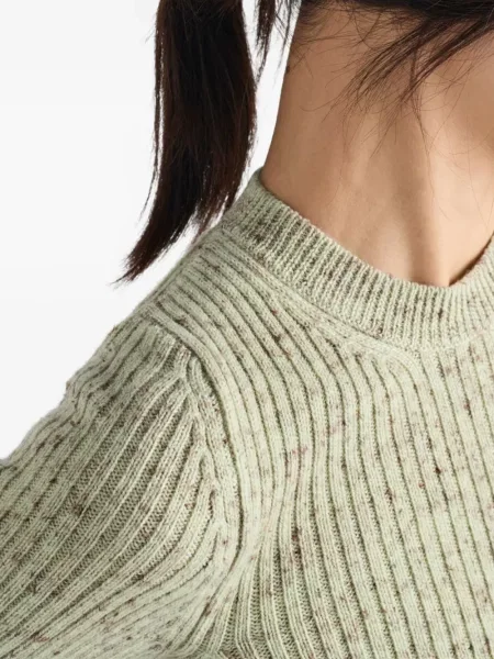 Pulover Prada tricotate scurt verde