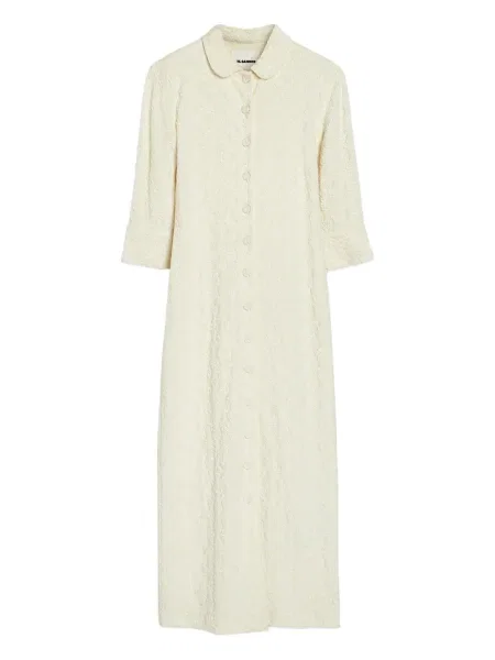 Rochie maxi Jil Sander cu model floral de costum