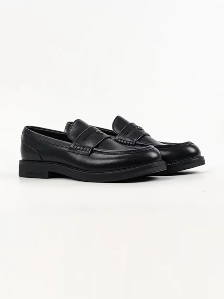 Karl Lagerfeld loaferji usnjeni Kai črna