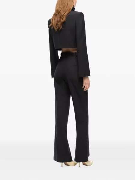 Pantaloni Pinko de lână negru