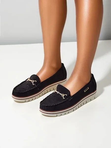 Mocasini Resti negru