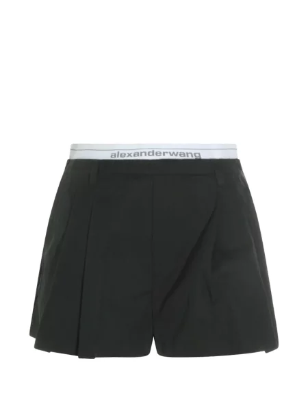 Pantaloni scurți Alexander Wang cu autograf negru