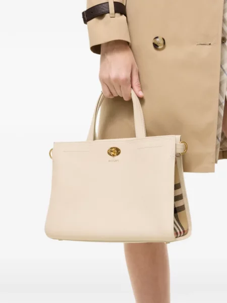Geantă shopper Burberry în carouri
