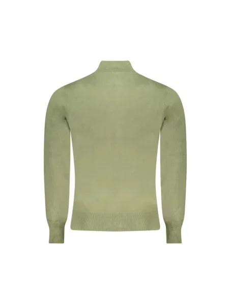 Haftowany sweter North Sails zielony