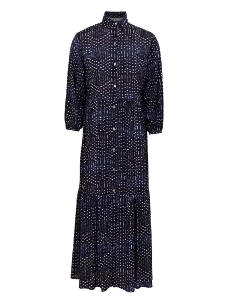 Sukienka z falbankami Lenny Niemeyer z falbankami niebieska