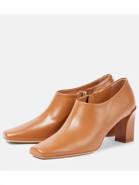 Cizme scurte Tod's din piele maro