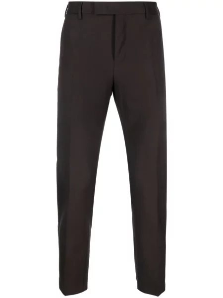 Pantaloni Pt Torino de lână maro
