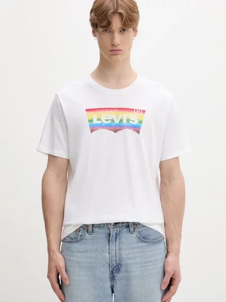 Levi's tričko COMMUNITY TEE x PRIDE bílé