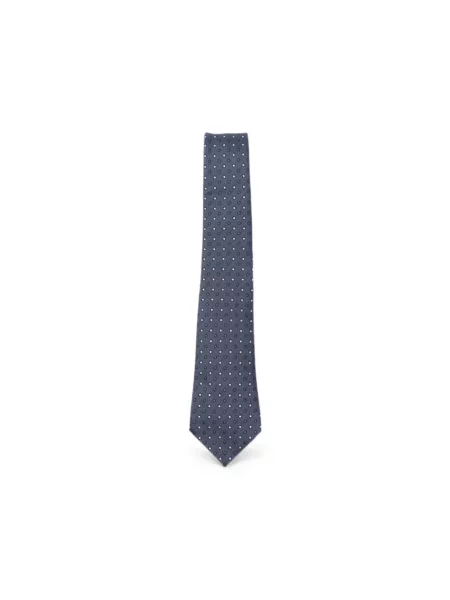 Krawat Giorgio Armani wiązany szary