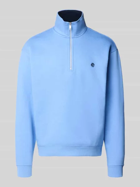 Bluza o kroju relaxed fit z mieszanki bawełny z kołnierzem zapinanym Mcneal