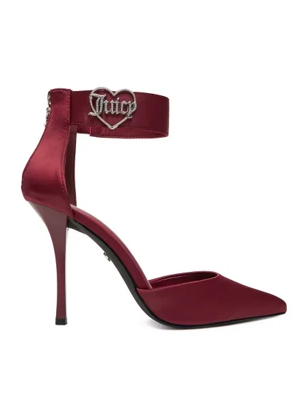 Туфли Juicy Couture на шпильке бордовые