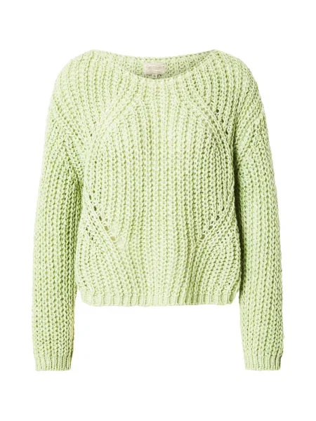 Herrlicher Pulover Coviny pastelno zelena