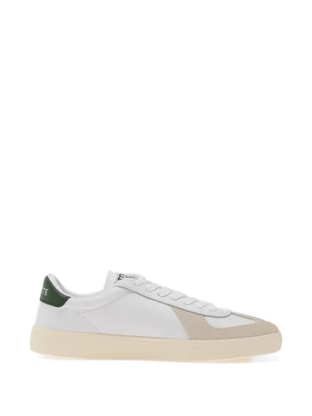 Sneakerși Lacoste cu autograf alb
