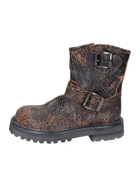 Buty do kostki Moma skórzane czarne