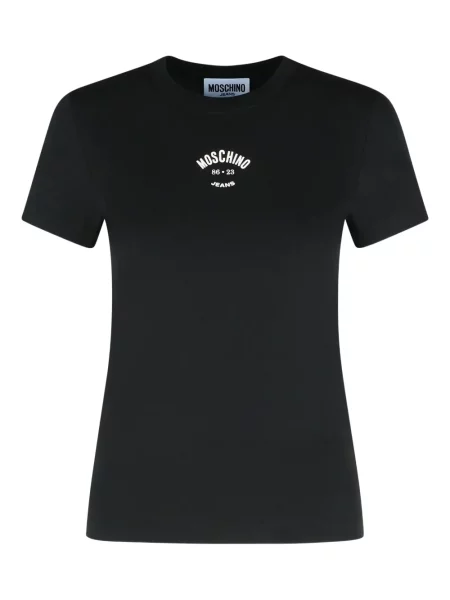 Tricou Moschino Jeans cu imagine negru