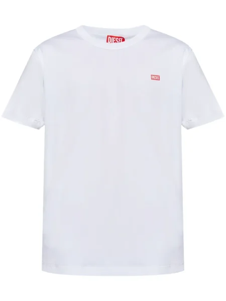Tricou Diesel cu imagine alb