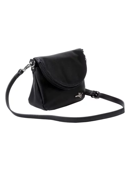 Torebka crossbody z inteligentną klapą Shea – Meatfly czarna