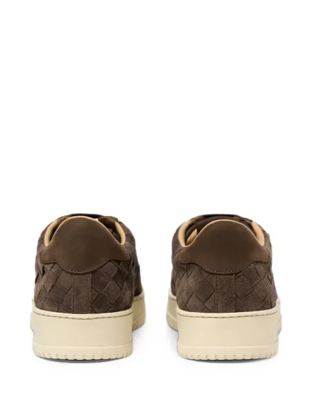 Sneakerși Scarosso din piele de căprioară maro