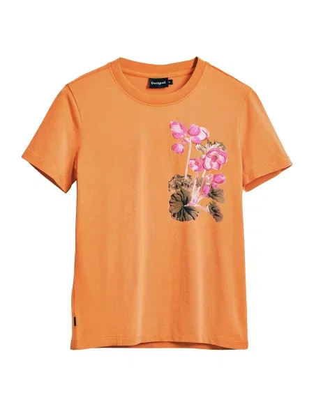 Desigual Tricou Botanical portocaliu