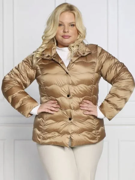 Persona by Marina Rinaldi De puf geacă PAPAIA Plus Size auriu