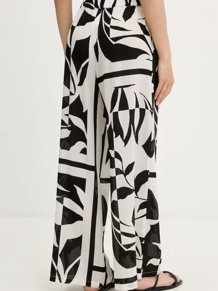 Max Mara Beachwear spodnie plażowe VOTO czarne