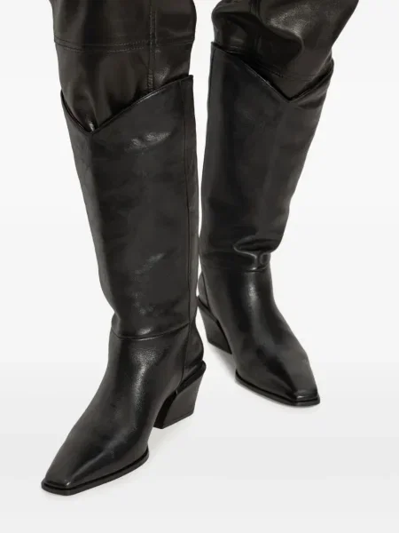 Botine Paris Texas din piele negru