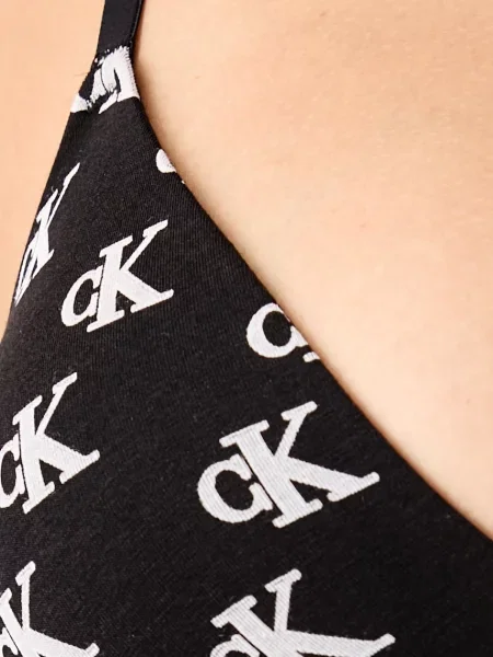 Calvin Klein Underwear триъгълен сутиен с черно