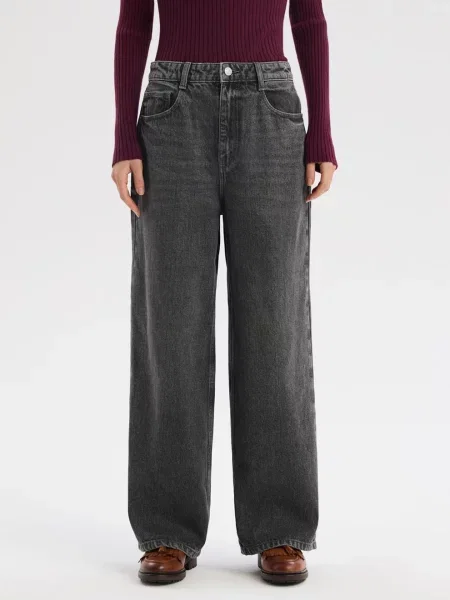 Широкі джинси DIVERSE Rawie сірий