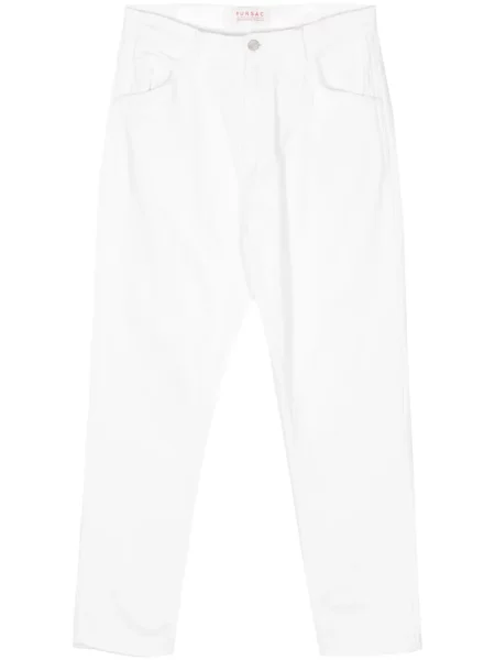 Blugi Fursac cu broderie alb