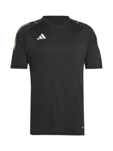 ADIDAS PERFORMANCE Tricou funcțional gri / negru alb