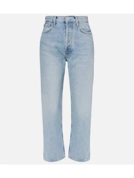 Proste jeansy Agolde niebieskie