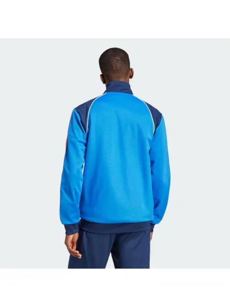Adidas Originals bluza wzorzysta niebieski