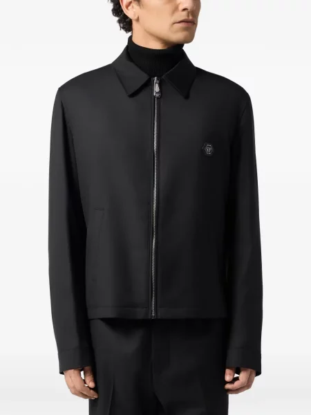 Geacă Philipp Plein cu autograf negru