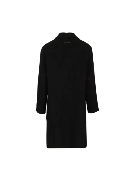 Płaszcz Mm6 Maison Margiela wełniany czarny
