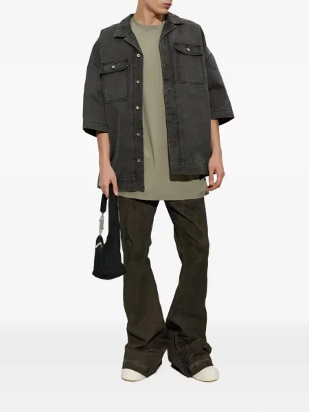 Cămașă de blugi Rick Owens Drkshdw gri