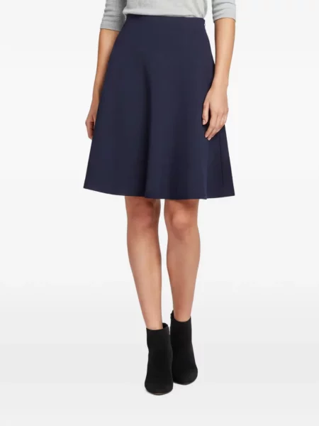 Fusta mini Lauren Ralph Lauren în linie A albastru