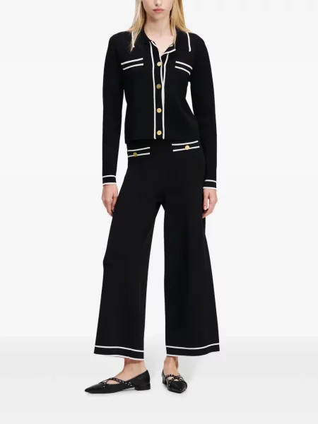 Culottes nohavice Karl Lagerfeld čierna
