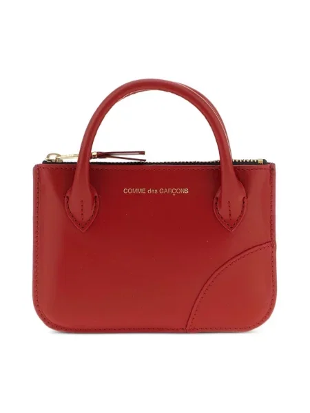 Portfel Comme Des Garcons skórzany czerwony