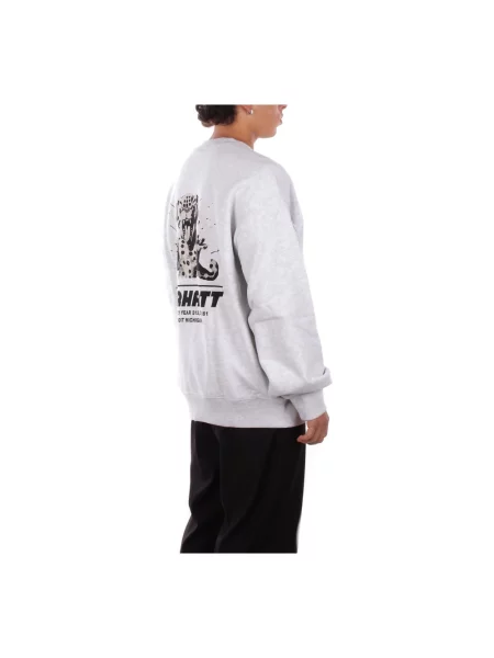 Bluza Carhartt Wip z logo szara