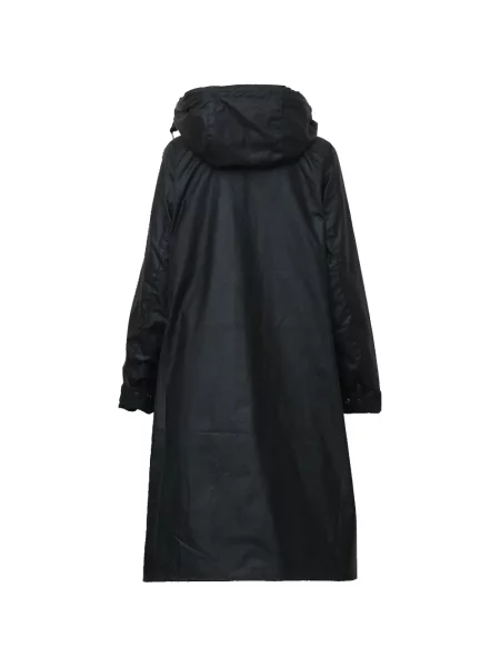 Восъчен дълго яке Barbour черно